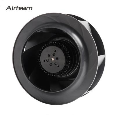 China Hotels 220mm Ball Bearing Backward Curved Centrifugal Fan Motor for sale