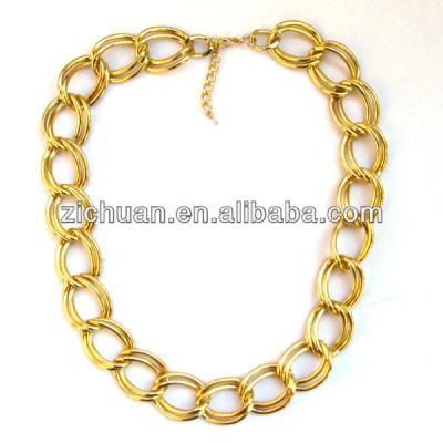 China 2013 Chunky Chain Necklace Large Chunky Chain, 18k Gold Necklace Jewelry Chain for sale