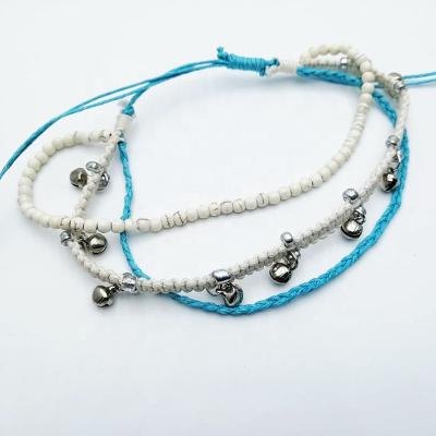 China Handmade Fashion No Moq Boho Anklet Jewelry For Girls for sale