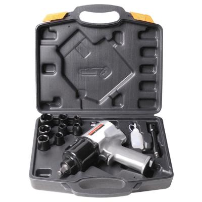 China 20PCS KR-1419K Pneumatic Tools Air Torque Impact Wrench Heavy Duty 1/2 Inch Tool Kit Air Impact Wrench Set M18 Silver for sale