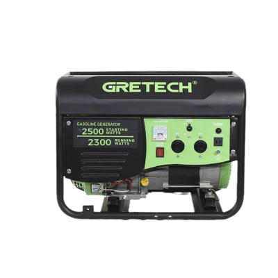 China GRETECH JL251000 110 Volt Good Quality 110v Gasoline Generator Single Phase 15L for sale