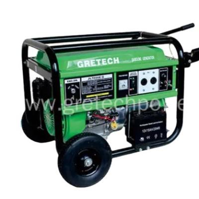 China Small Home Generator Factory Power Direct Hot Selling Small Gasoline Generator 5kw JLC6500E/T/S With Long Life for sale