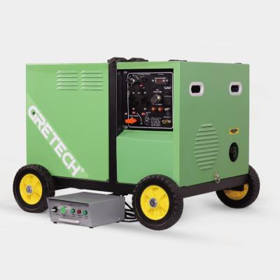 China Gretech 5kw Dual Fuel Generator Small Gas LPG Generator Quiet Home Emergency Portable Natural Gas Generator For Home Use for sale