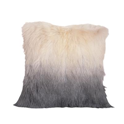 China Real Fur Wholesale Real Fur Throw Cushion Covers Luxury Latest Fashion Sofa Couch Living Room Bed Room Decorative for sale