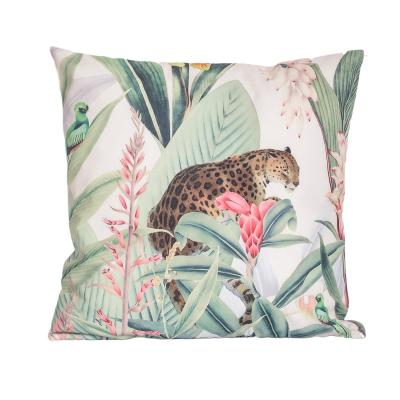 China Outdoor Digital Printing Anti-static Series Jungle Pillowcase Cover Cushion Garden Decorative Home Decor Sofa Couch Wholesale for sale