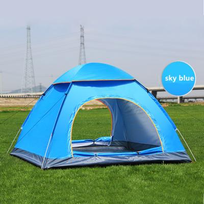 China High Quality Automatic Easy Setup Outdoor Sport Family 1-2 Person Extended Type Glamping Tent for sale