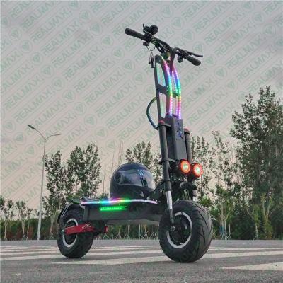 China Fashionable electrico scooter REALMAX SM-13 60v 72v powerful adult off road 8000w 10000w dual motor adult electric scooters for sale