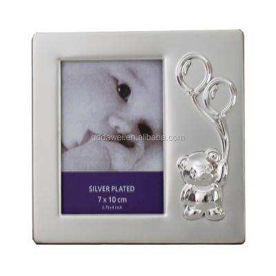 China Europe\North America 7x10cm Mini Baby Picture Frames Aluminum Photo Frame for sale