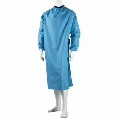 China Comfortable Nonwoven Fabric SMS/PP+PE Sterile Disposable Surgical Gown for sale