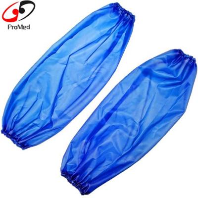 China Comfortable Medical Single Use Blue Machine Made PE Disposable Sleeve Cover for sale