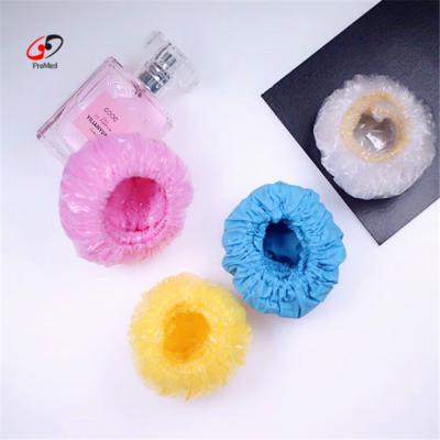 China Housework Disposable Colorful Plastic Ear Cover For Hair Dyeing Waterproof for sale