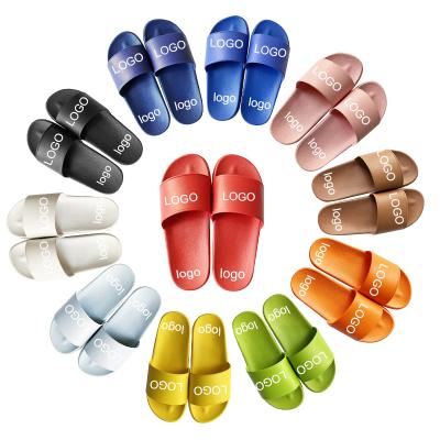 China ODM DIY Logo Slides Mens Womens Custom made to order Logo Unisex Slides from OEM custom made to order Logo Slippers for sale