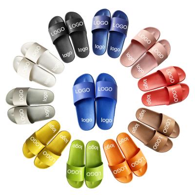 China Custom Made Slipper Sandals Unisex Custom Design Print Logo Slides for sale