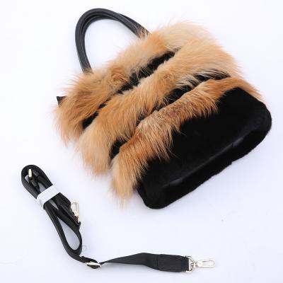 China Fashion Hot Selling Girls Kids 2020 New Pinch Bowknot Mini Artificial Fur Kids Handbags Cross Body Cute Comfortable Kids Handbag for sale