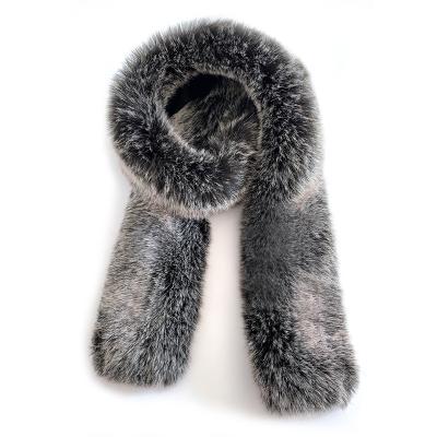 China Real Fox/Raccoon Hot Sale Faux Fur Shawls Fur Neck Scarf Women Winter Fur Scarf Real Real Fox/Raccoon Fur for sale