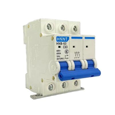 China Reasonable Price 220-240V ,380-415V HNB-63 2P 3A Professional Miniature Circuit Breaker Manufacture 1p2p3p4p for sale