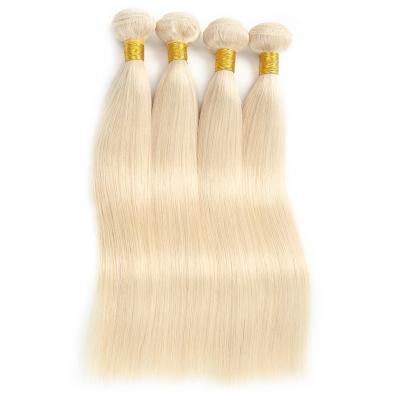 China Silky Straight Human Hair 9a Human Hair Extensions 613# Blonde Straight Wave Bone Blonde Brazilian Hair for sale