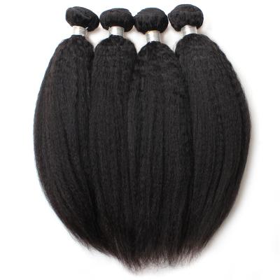 China Wholesale Straight Virgin Hair Yaki Hair Extension 100 Grade 9A Yaki Brazilian Straight Virgin Hair Clip In Extensions for sale