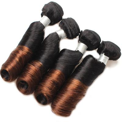 China Ombre T4 Curly Spring Hair Tape 100 Virgin Remy Tape In Hair Extension for sale