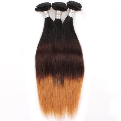 China ALL Ombre 3tone straight hair extension 9a hair i tip hair extension for sale