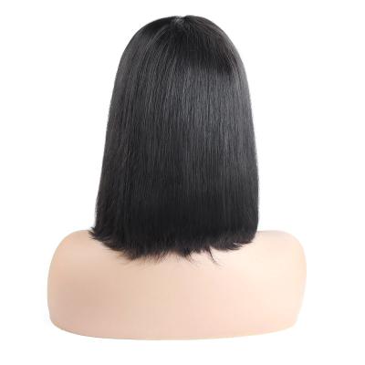 China Silky Straight Wave Short Lead T Lace Wigs Hair Lead Wigs Pre Plucked Raw Virgin Hair Wig for sale