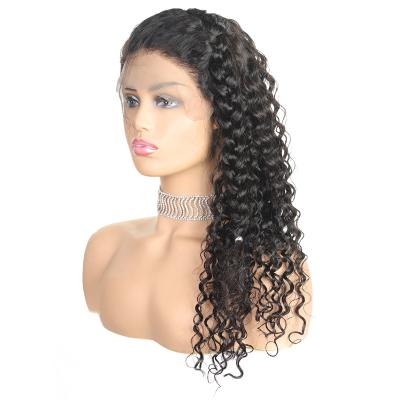 China Deep wave wig 13*6 long wave hair deep lace wig dropshipping wholesale human lace front wig lace headband for sale