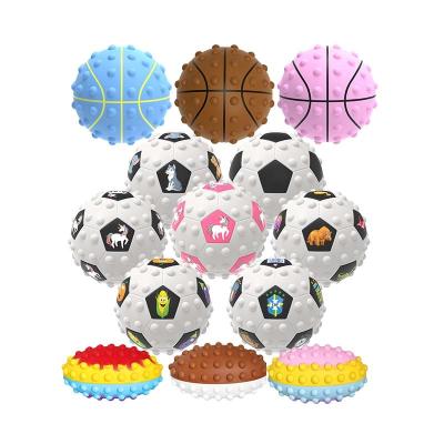 China Mini Toy Factory Wholesale New Silicone 3d Jumping Ball for sale