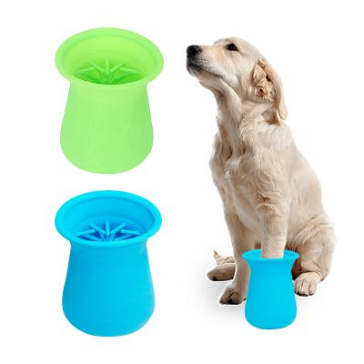 China Viable Factory Wholesale Dog Cat Clean Cups Paw Cleaner Sweep Soft Silicone Pet Foot Wash Cup for sale