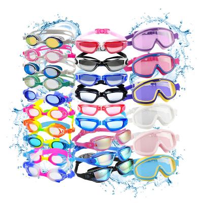 China Wholesale Waterproof All Kinds Fog Proof Waterproof Children Diving Swimming Goggles Anti-Fog Silicone Adult Eye Protection Swim Goggles for sale