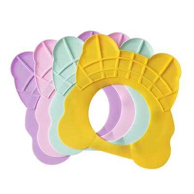 China Shower silicone baby children toilet factory wholesale customization sealed and waterproof hat for sale