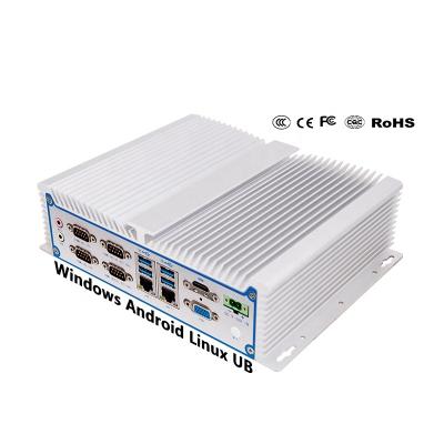 China Alloy ipctech i3-6157U/i5-7267U/8260U/10210U/i7-8550U/10510U industrial mini box PC windows10 aluminum PC for sale