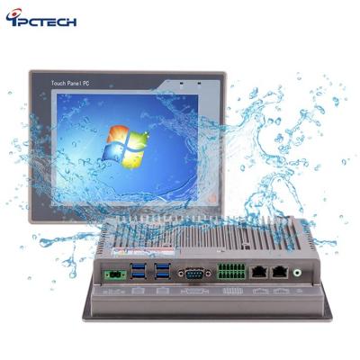 China Aluminum alloy 8 inch touch screen industry ipctech J1900/4200U/7200U/7500U resistive IP65 dustproof and waterproof PC cpu for sale