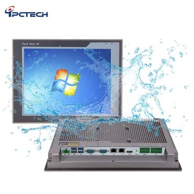 China 15 Inch Ipctech J1900/4200U/7200U/7500U CPU Resistive Open Frame Touch Industri Panel PC 390*300*51 for sale