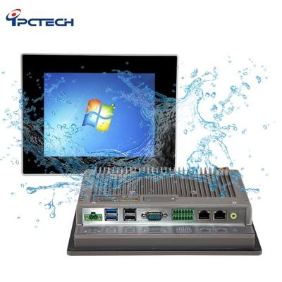 China Aluminum alloy 8 inch ipctech J1900/4200U/7200U/7500U CPU HD touch display IPC industry PC capacitive comput in cover case for sale