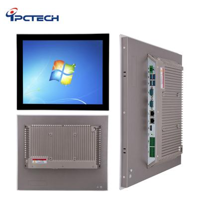 China Aluminum alloy ipctech source manufacturers advantech computer accessories pc cabinet industrial panel pc 17 inch for sale