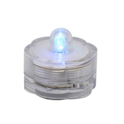 China Wedding Birthday Party Gift Waterproof Submersible Christmas LED Mini Flower Shaped Electronic Candle Light Wedding Underwater Decoration Can Be Customized for sale