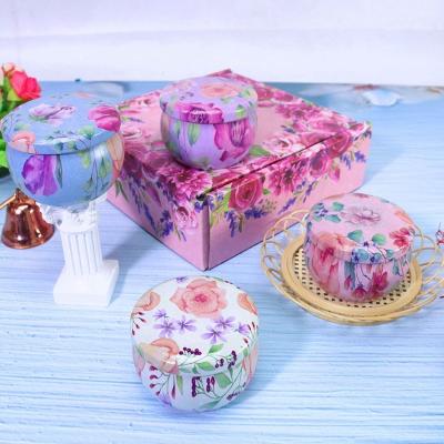 China Luxury Unique High Quality Four-piece Set 100% Soy Wax Scented Candles Tin Luxury Home Decoration Tin Candle Set for sale