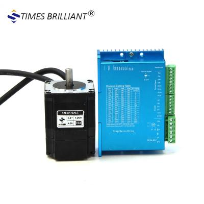 China China low price 1.5Nm nema23 closed loop stepper motor with HBS57 driver kit for CNC machine 57EBP75ALC for sale