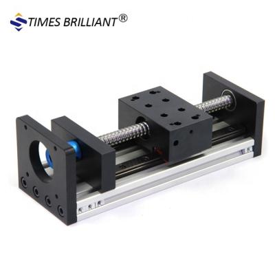 China Automation Of Industry China Low Price 100KG Stroke Load 100mm CNC Ball Screw Linear Motion Guide Rail Horizontal Ways For Engraving for sale