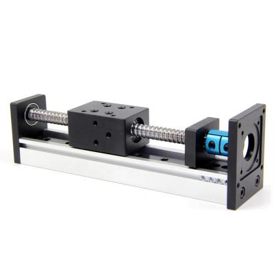 China Cheap Stroke Ball Screw Machinery Repair Shops Price 100mm Linear Guide Rail For 3d Printer Or CNC Drilling Cutting Engraving Machine for sale