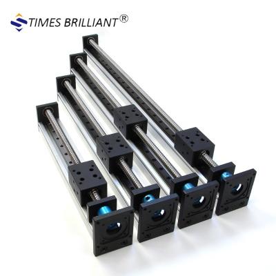 China Machinery Repair Shops China Factory Sale 700mm Stroke 35kg Load Ball Aluminum Screw Linear Guide Rail For 3d Printer Axis Auxiliary Equipment for sale