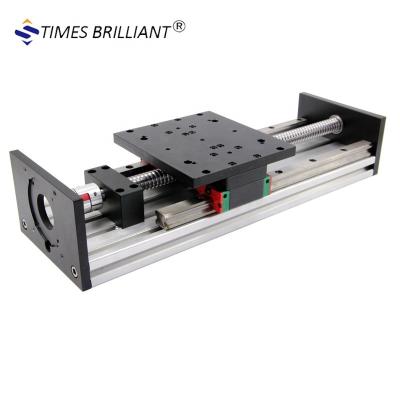 China Industrial Automation Chinae Dilivery 80KG Stroke 150mm 400mm Ball Screw Linear Motion Fast Vertical Wide Guide Rail For CNC Kit for sale