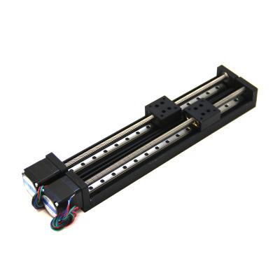 China Machinery repair shops 200mm stroke motorized linear guide rail mini with nema11 stepper motor lead 2mm, 4mm, 6mm12mm for medical devices for sale