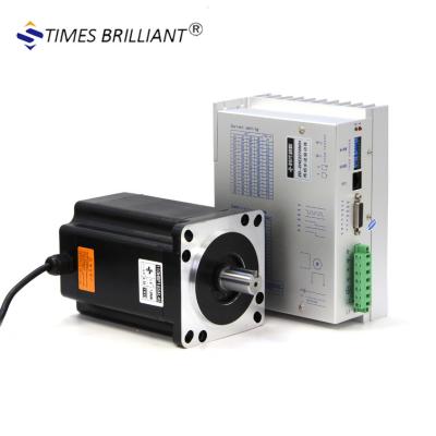 China Low price 2 phase18N.m high torque NEMA 43 stepper motor with driver kit forCNC machine 110HBP165AL4S-TK0 for sale