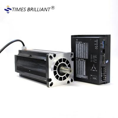 China China 130mm Flange 60Nm High Torque Nema51 3phase Stepper Motor With 15A Driver Assembly For CNC Machine 130HCY310AL3S-TK0 for sale