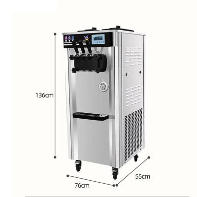 China Commercial mini factory soft snack small ice cream machine turkish carpigiani soft ice cream maker soft selling machine for sale