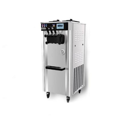 China Commercial Vertical Ice Cream Machine Snack Factory Stainless Steel 170w Multiple Flavors Making Soft Serve Ice Cream Machine for sale