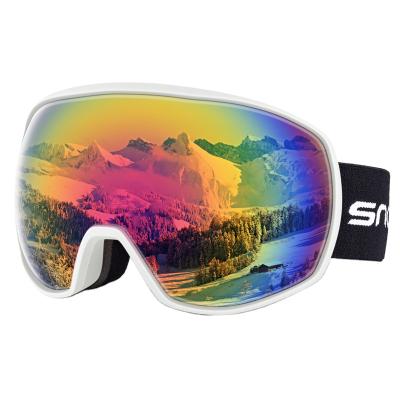 China Ski goggles over glass sports ski goggles OEM anti fog uv400 snow ski goggl goggles wholesale snowboard goggles HB09 for sale