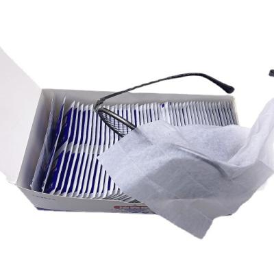 China Anti fog and lense clean disposable glass anti tarnish cleaning wipes glass wet tissue paper anti-fog rag factory direct sales DHFWSJ002 for sale