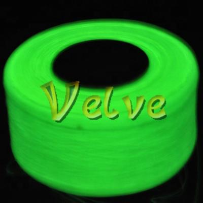 China High Tenacity Polyester Permanent High Quality Glow In The Dark Luminous Yarn For Knitting Shoe Upper for sale